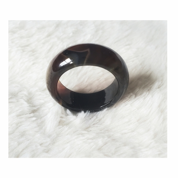 Stone ring size 91/2-10 - Picture 4 of 5